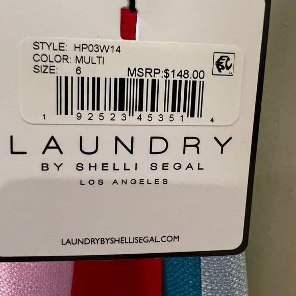 Laundry by Shelli Segal multi color shift dress. - Picture 4 of 7